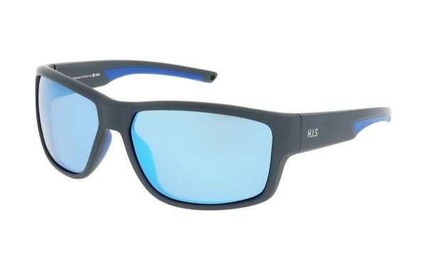 HIS HPS67103 3 lunettes de soleil pour hommes en plastique gris ovale