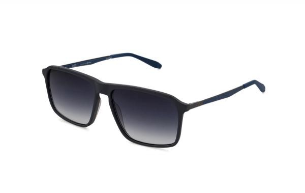 Lunettes de soleil HIS HS509 5 pour hommes en plastique gris ovale