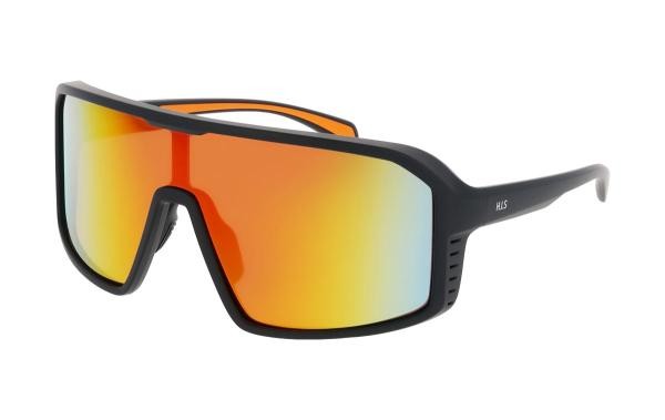 HIS HPS67106 1 Men Women Sunglasses Plastic Mono Shield Black