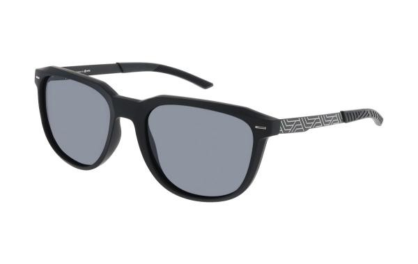 HIS HPS68116 1 lunettes de soleil pour hommes en plastique ovale noir