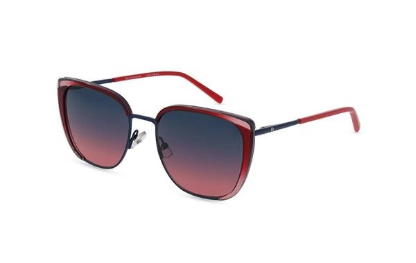 Kioto Nakamura KNSP109 3 lunettes de soleil pour femmes plastique ovale bleu