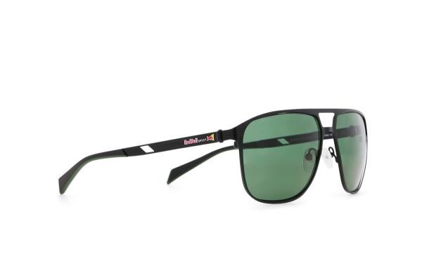 Lunettes de soleil Red Bull Spect REDMS107 02P pour hommes métal ovale noir