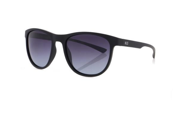 HIS POL HPS17112 2 Herren Damen Sonnenbrille Kunststoff Panto Schwarz