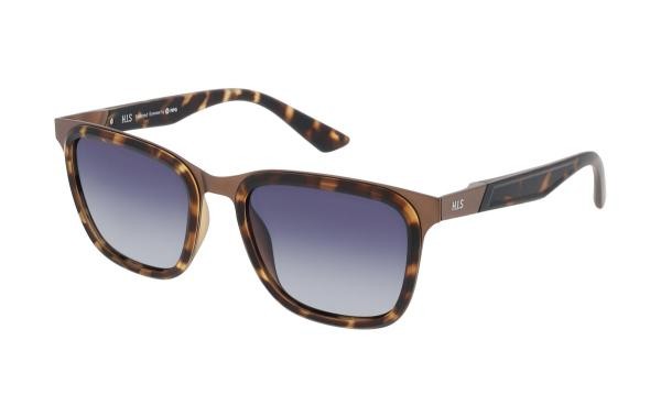 HIS HPS64104 2 lunettes de soleil homme métal ovale bronze