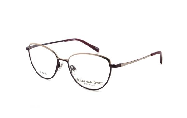 Ruud van Dyke 1416T 3 lunettes pour femmes Titan Cat Eye violet