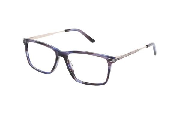 Lunettes pour hommes Vienna Design UN899 01 plastique carré bleu