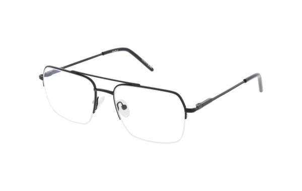 Vienna Design UN909 01 Herren Brille Metall Oval Schwarz