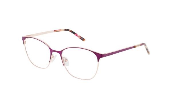 Lunettes pour femmes Vienna Design UN896 02 métal ovale rouge