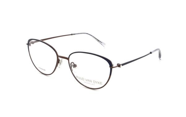 Ruud van Dyke 1382T 6 Damen Brille Titan Oval Blau