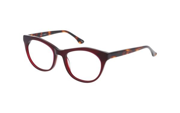 Lunettes pour femmes Vienna Design UN913 03 plastique carré bourgogne