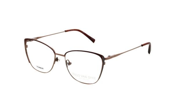Ruud van Dyke 1409T 2 Damen Brille Titan Butterfly Rot