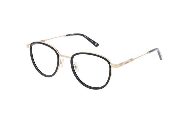Lunettes pour hommes Davidoff DAP148 01 plastique ovale noir