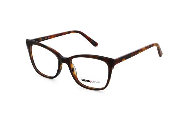 Vienna Design UN844 02 Damen Brille Kunststoff Cat Eye Braun