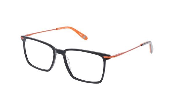 HIS HPL816 003 Men's Eyeglasses Plastic Oval Black
