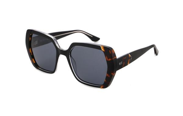 HIS POL HPS38104 1 Damen Sonnenbrille Kunststoff Quadratisch Schwarz