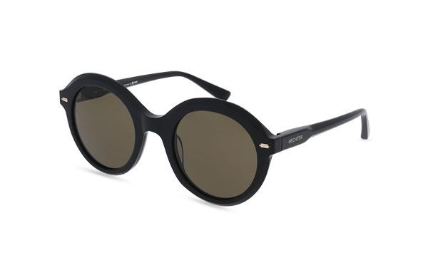 Hechter Paris HESP023 1 Women's Sunglasses Plastic Round Black