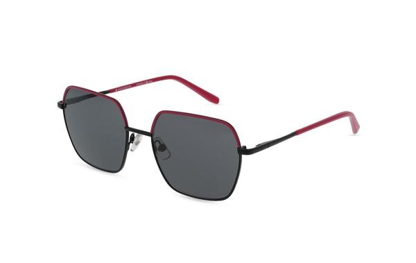 Kioto Nakamura KNSM101 2 Women's Sunglasses Metal Square Black
