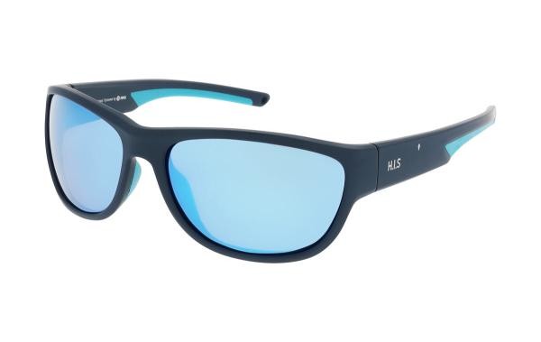 HIS HPS67104 2 lunettes de soleil pour hommes en plastique ovale bleu