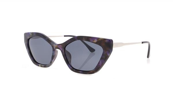 HIS POL HPS18114 3 lunettes de soleil pour femmes en plastique Cat Eye violet