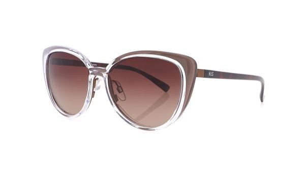 HIS POL HPS18116 1 lunettes de soleil pour femmes en plastique Cat Eye marron
