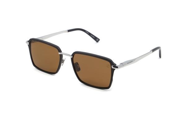 Lunettes de soleil pour hommes Davidoff DATS118 02 plastique ovale gris