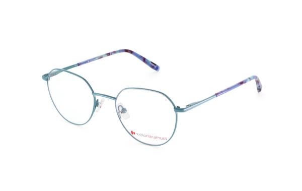 Kioto Nakamura KNM293 8 Women's Eyeglasses Metal Round Petrol