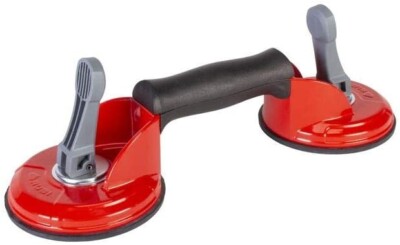 Rubi Tools Rough Surface Double Suction Cup 121 LB (55KG) 66952
