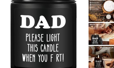 Gifts for Dad, Dad Gifts from Daughter Son, Dad Please Light When You F-rt