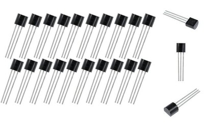 18B20 TO-92 3 Pins Wire Digital Thermometer Temperature IC Sensor 20pcs DS18B20
