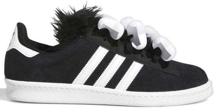Size 6.5 - adidas Jeremy Scott x Campus 80s Bones - Black