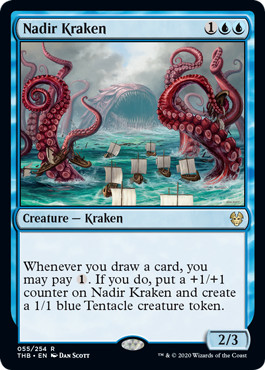 Magic MTG - Nadir Kraken - Theros Par-delà la Mort - MINT/NMINT - EN - FOIL