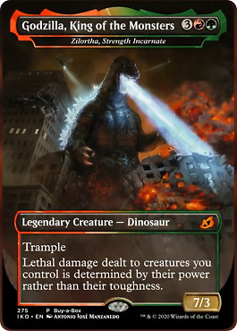 Magic Mtg - Zilortha, Force IncarnÃ©E - Buy A Box Promos - Mint/Nmint - Fr - Foil