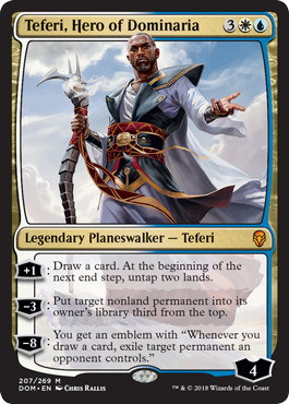 Magic MTG - Teferi, Hero of Dominaria - Dominaria - PLAYED - EN