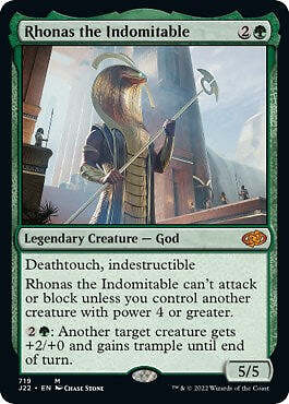 Rhonas the Indomitable [Jumpstart 2022] Near Mint