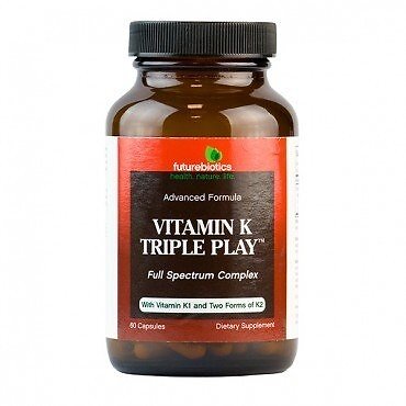 Futurebiotics Витамин K Triple Play 60 капсул