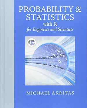 Probability & Statistics with R for - Hardcover, by Akritas Michael - Very Good