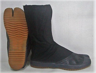 New!/26cm(US Women:9 , Men:8)/JIKA TABI Boots Ninja Shoes/Black Hook:10/Japan!