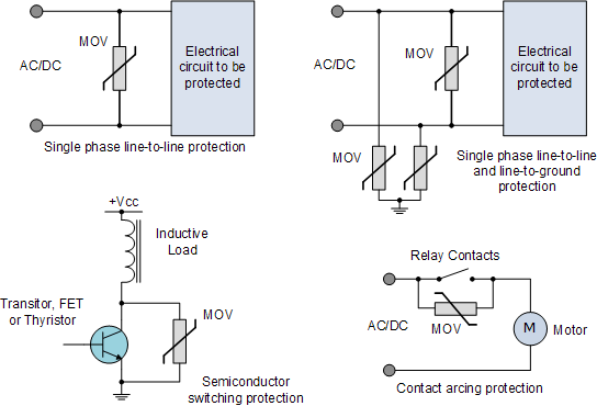 5 Pcs TVR10271 Zinc Oxide Varistor | Surge Protection | 40J 2500A 10MM | US Ship