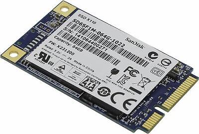 Sandisk SD6SF1M-064G X110 Interne mSATA SSD 64 GB