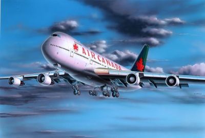 Revell 04210 - 1/390 Boeing 747-200 - Air Canada - New | eBay