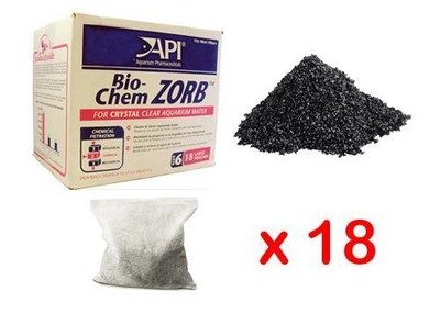 API BioChem Zorb #6 (9.6oz) Pouch (18ea) bulk pack for Filstar & Other Filters