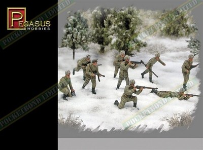 Pegasus 1:72 WW2 Infanterie Russe en Hiver Robe Set-2 7269