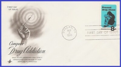 USA5 #1438 U/A ARTCRAFT FDC   Prevent Drug Abuse