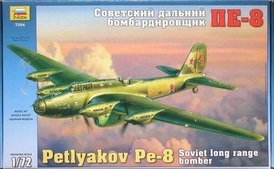 Zvezda 1/72 7264 PETLYAKOV Pe-8