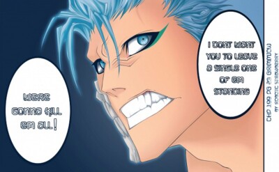 Anime espada grimmjow jeagerjaques robotic Stitched Gaming Mat Desk