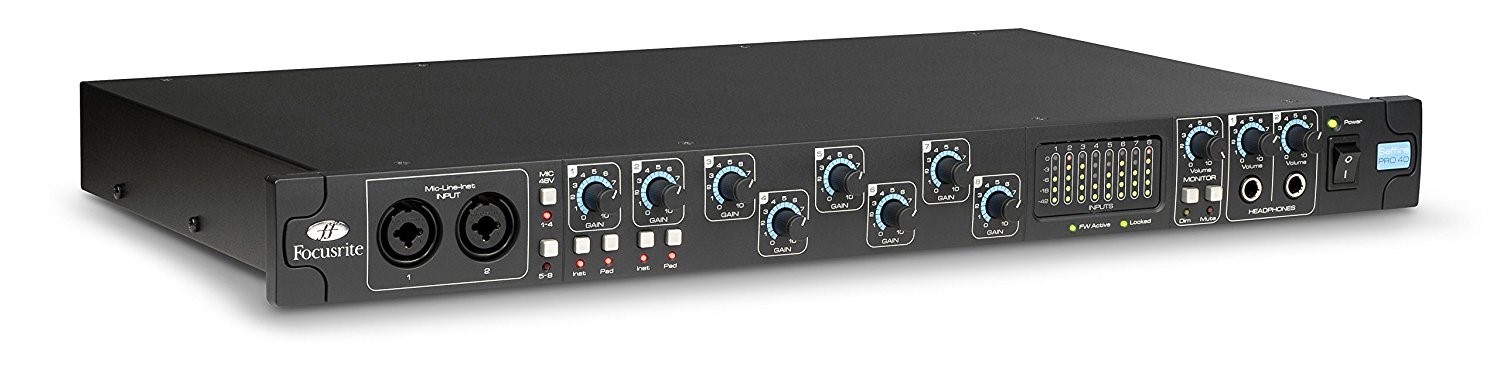 Focusrite Saffire Pro 40 Professional 20 In/20 Out Firewire Audio Interface