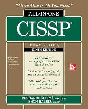 CISSP All-in-One Exam Guide, Ninth - Hardcover, by Maymi Fernando; Harris - Good
