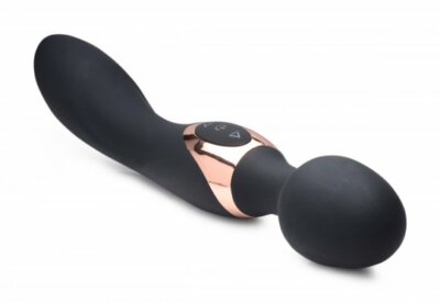 10X Dual Duchess 2-in-1 Silicone Vibrating Massager Massage Wand Full Body Duo !