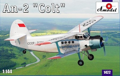 AMODEL 72168 An-2 «Colt»  1/72 Scale Model Kit Corn crop Duster 1947 Year