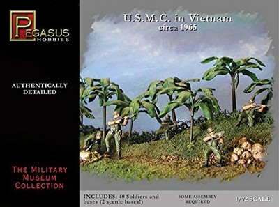 Pegasus PG7401 – Vietnam War: US Marines 1: 72 Plastic Model Kit